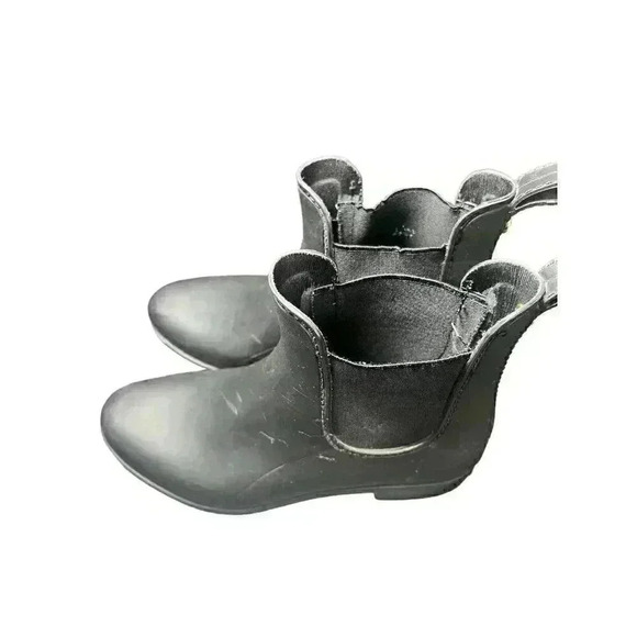 Sam Edelman Shoes - Sam Edelman "Tinsley" Women's Size 7 Black Rubber Rain Ankle Boots New